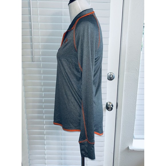 Oregon State Womens Size L 1/4 zip lightweight pullover Warmup Thumb holes - Picture 5 of 8